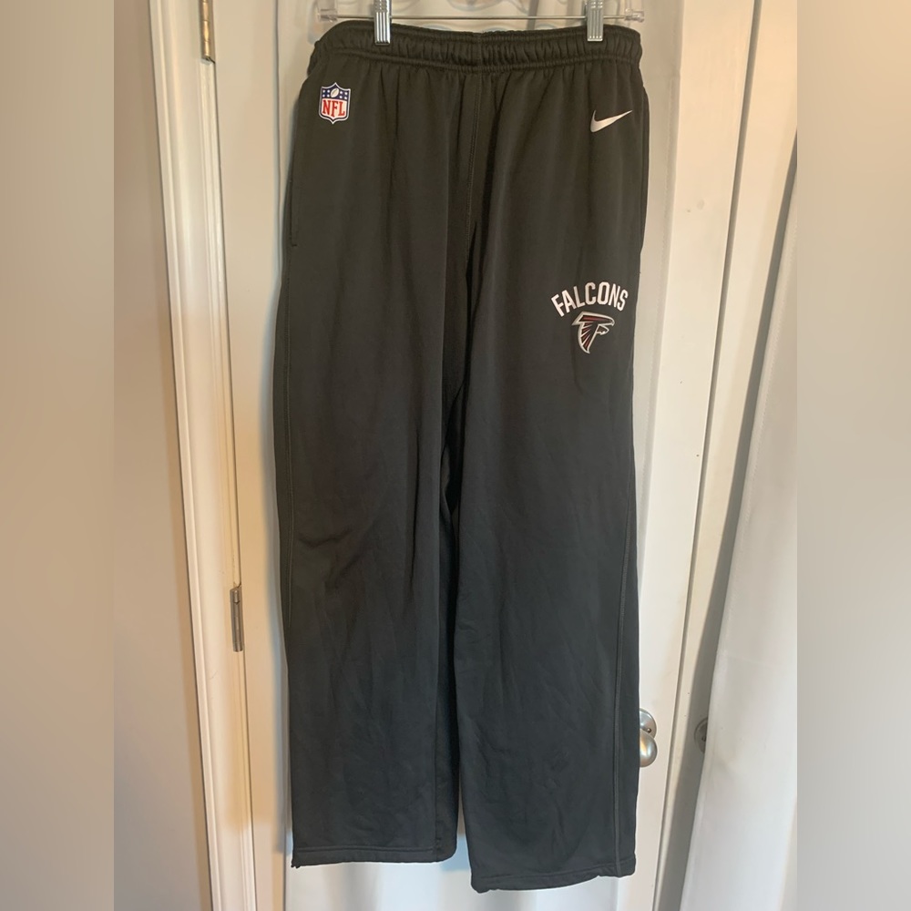 NFL Atlanta Falcons Nike Sweatpants Black Large Therma-Fit Onfield Apparel
